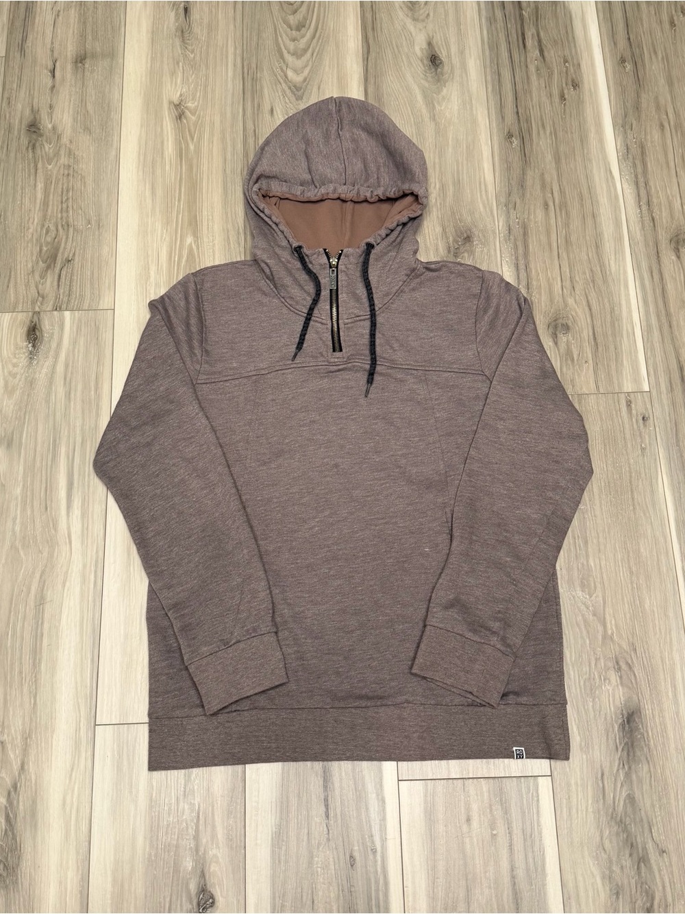Roxy Women's Quarter-Zip Hoodie in Heather Gray